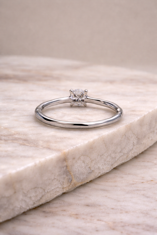 Celeste Solitaire Spark Ring