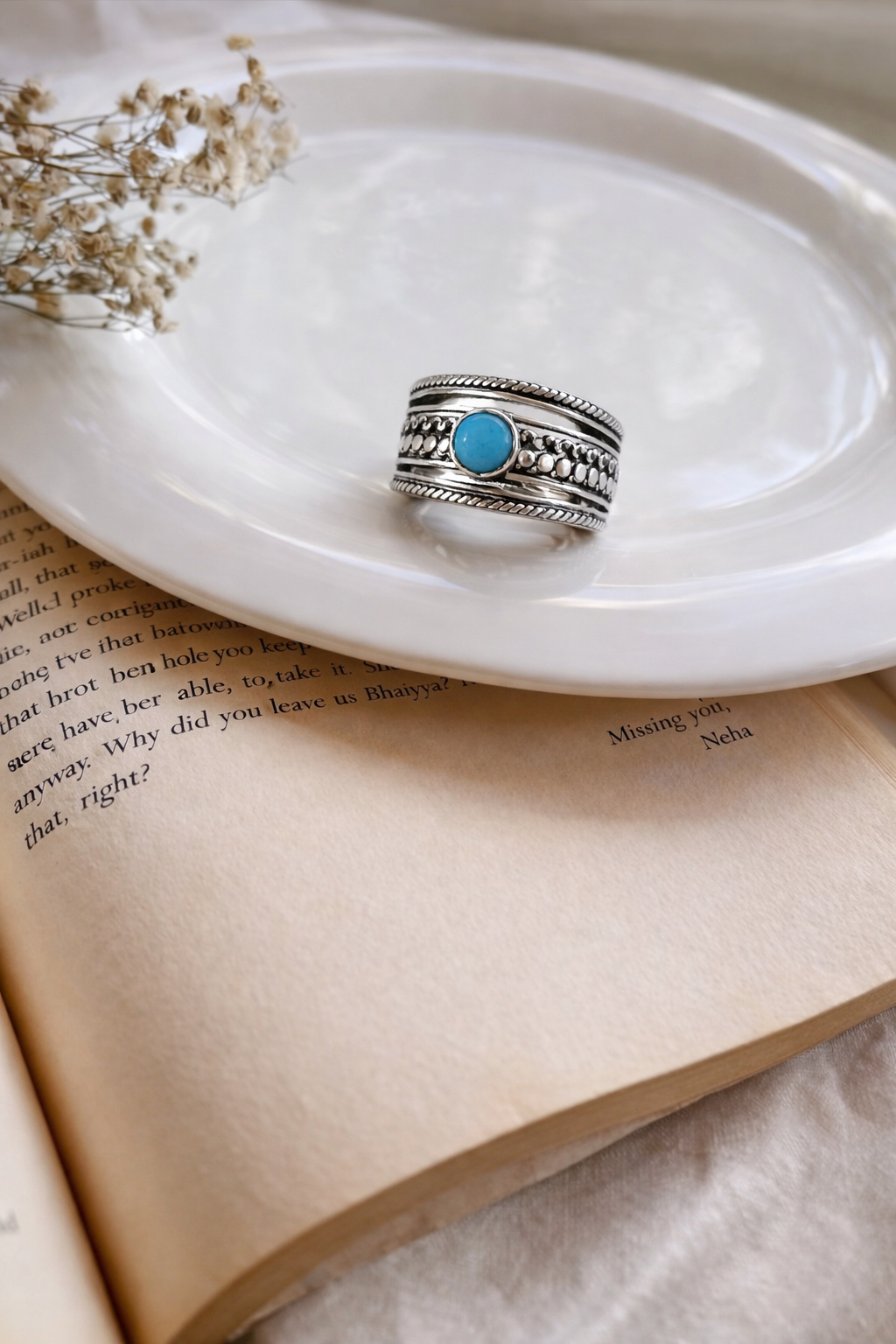 Mystic Blue Heritage Ring