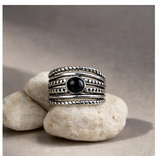 Mystic Black Heritage Ring