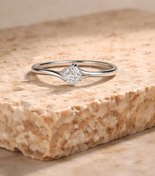 Luna Grace Solitaire Ring