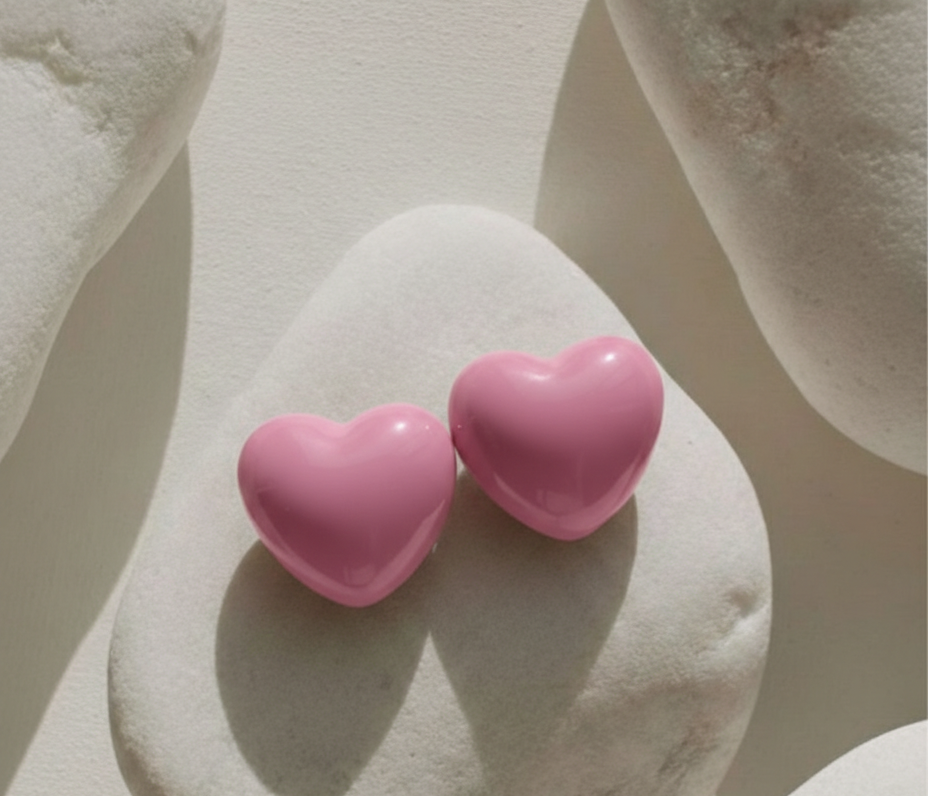 Mini Heart Studs