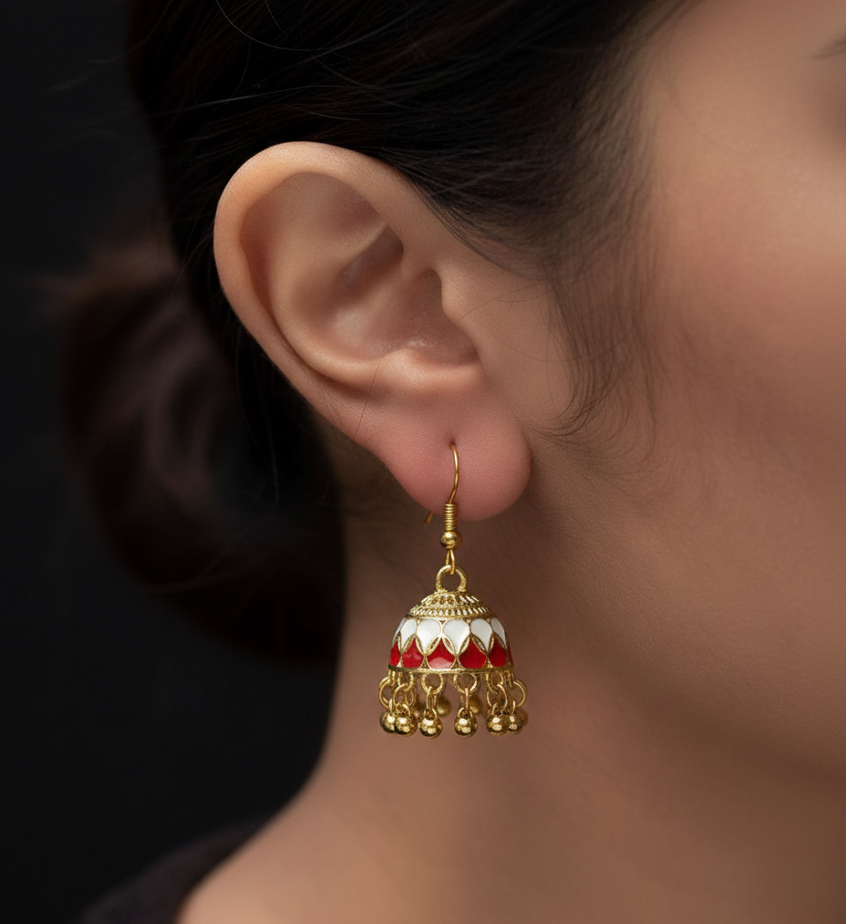 Kesari Bells Jhumkas