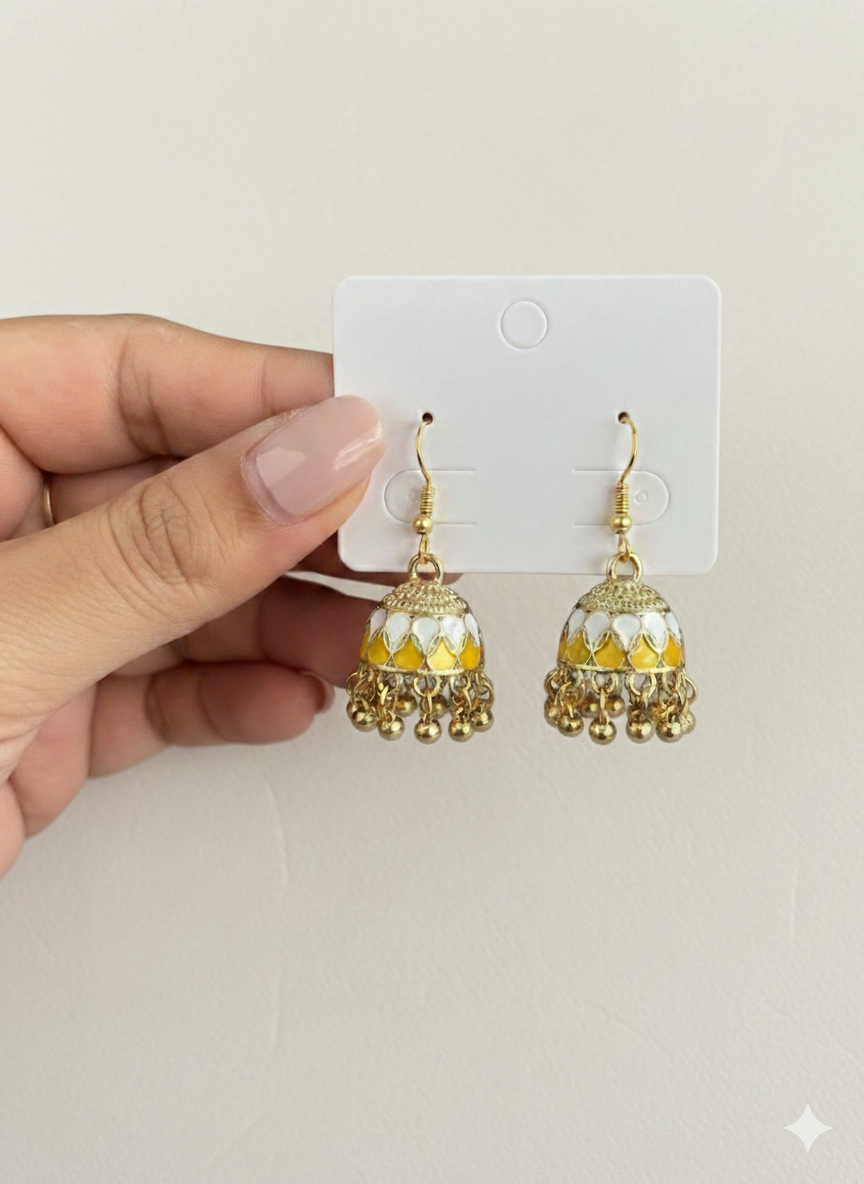 Kesari Bells Jhumkas