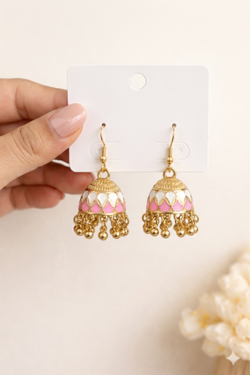 Kesari Bells Jhumkas