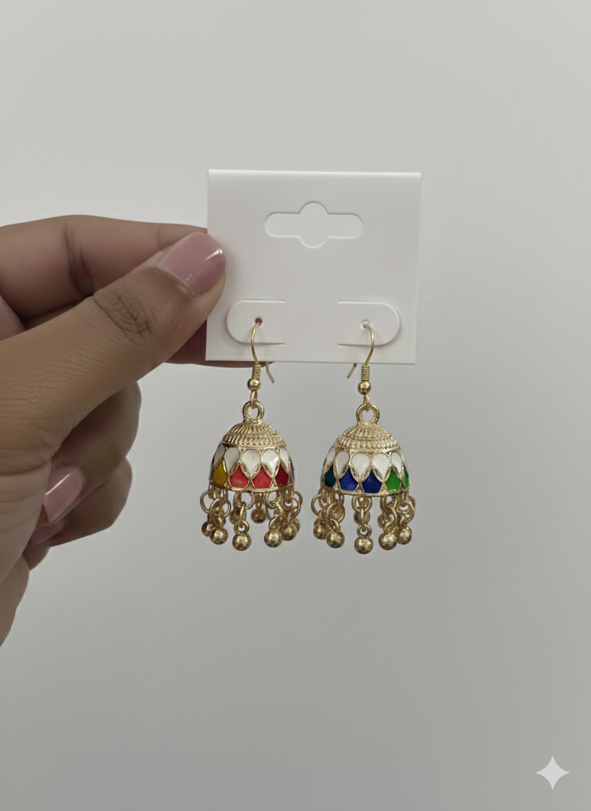 Kesari Bells Jhumkas