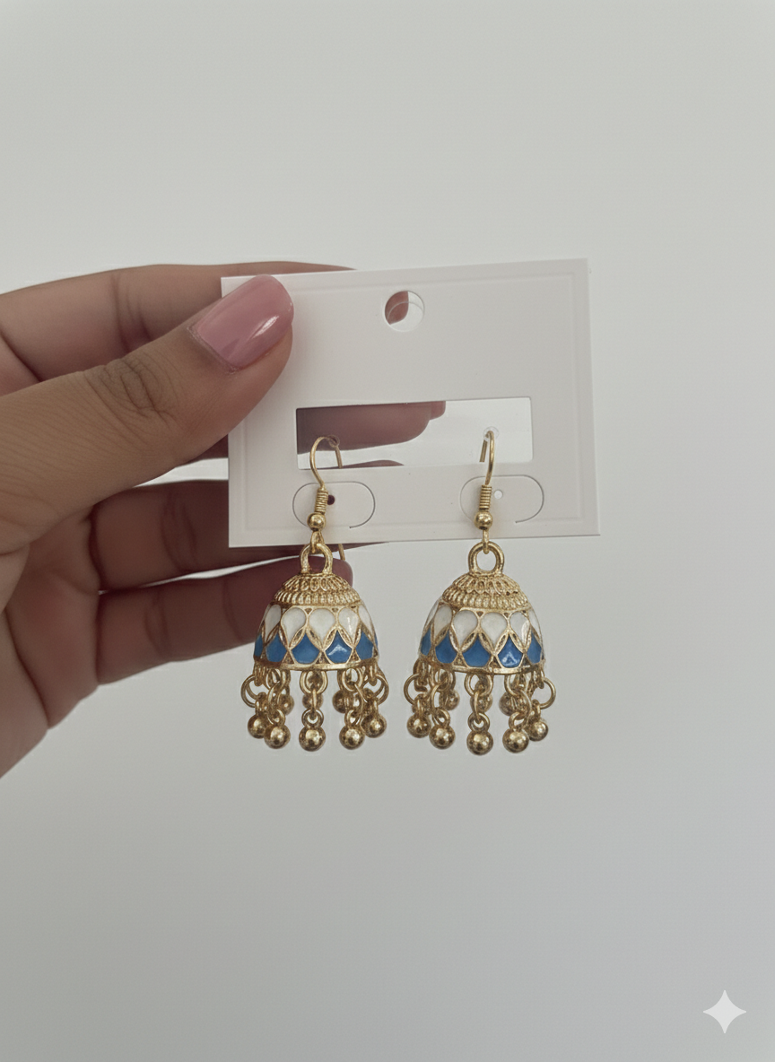 Kesari Bells Jhumkas