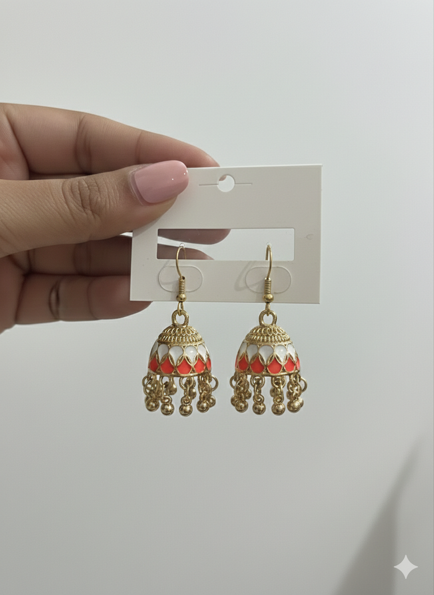 Kesari Bells Jhumkas