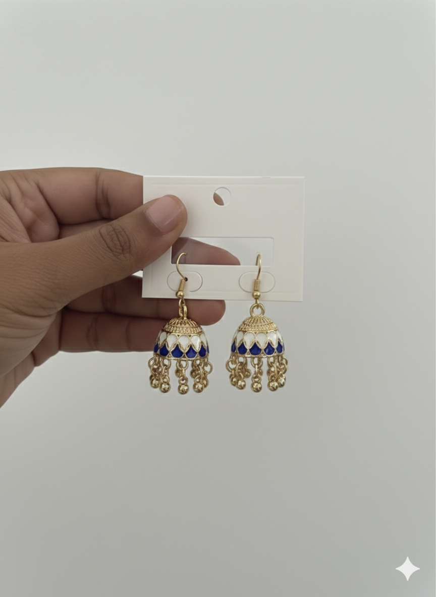 Kesari Bells Jhumkas