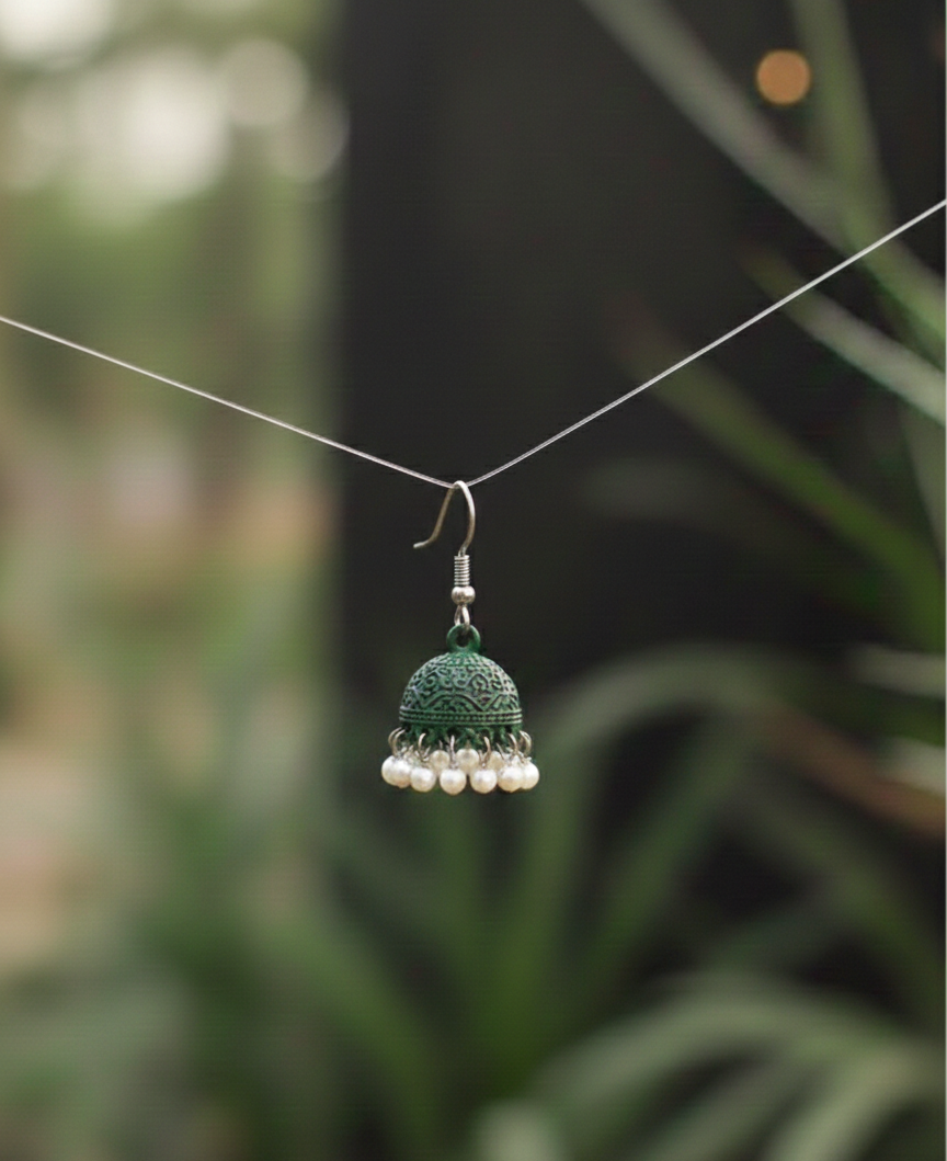 Rajkumari Blush Jhumkas