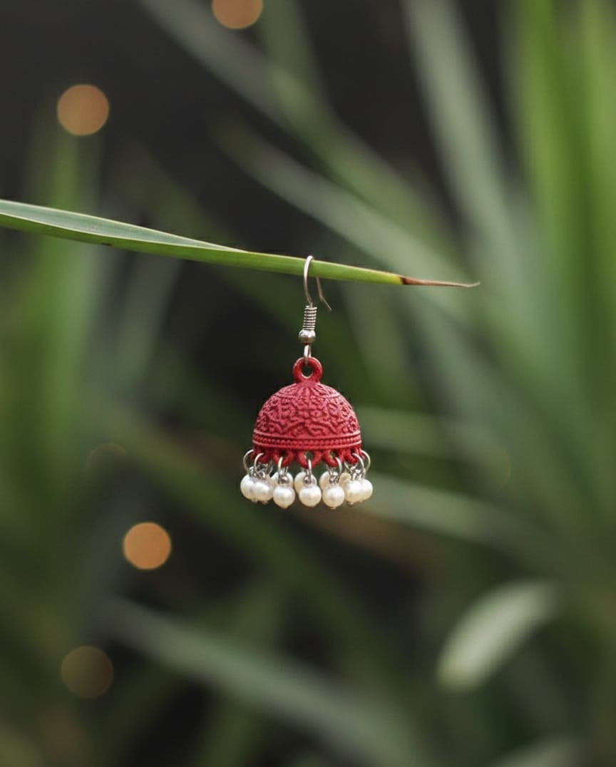Rajkumari Blush Jhumkas