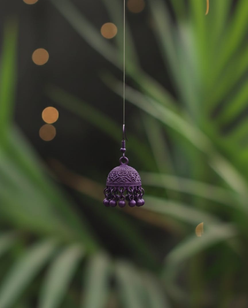 Rajkumari Blush Jhumkas