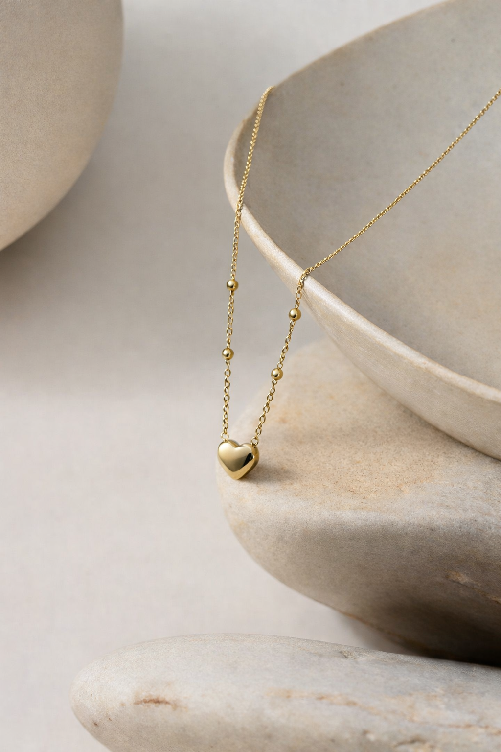 Amora Gold Heart Necklace