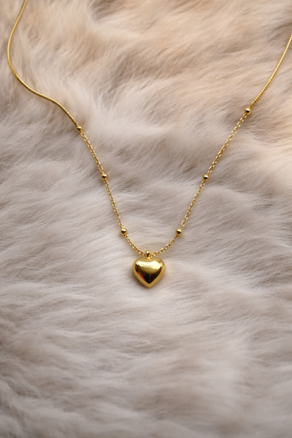 Amora Gold Heart Necklace