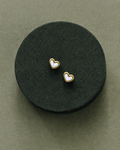 Eternal Heart Stud Earrings