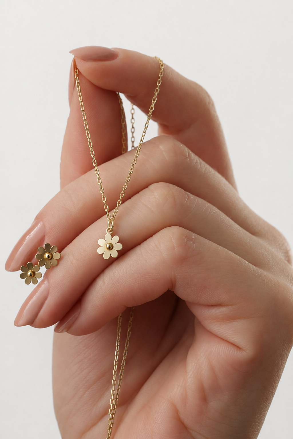 Golden Daisy Jewelry Set