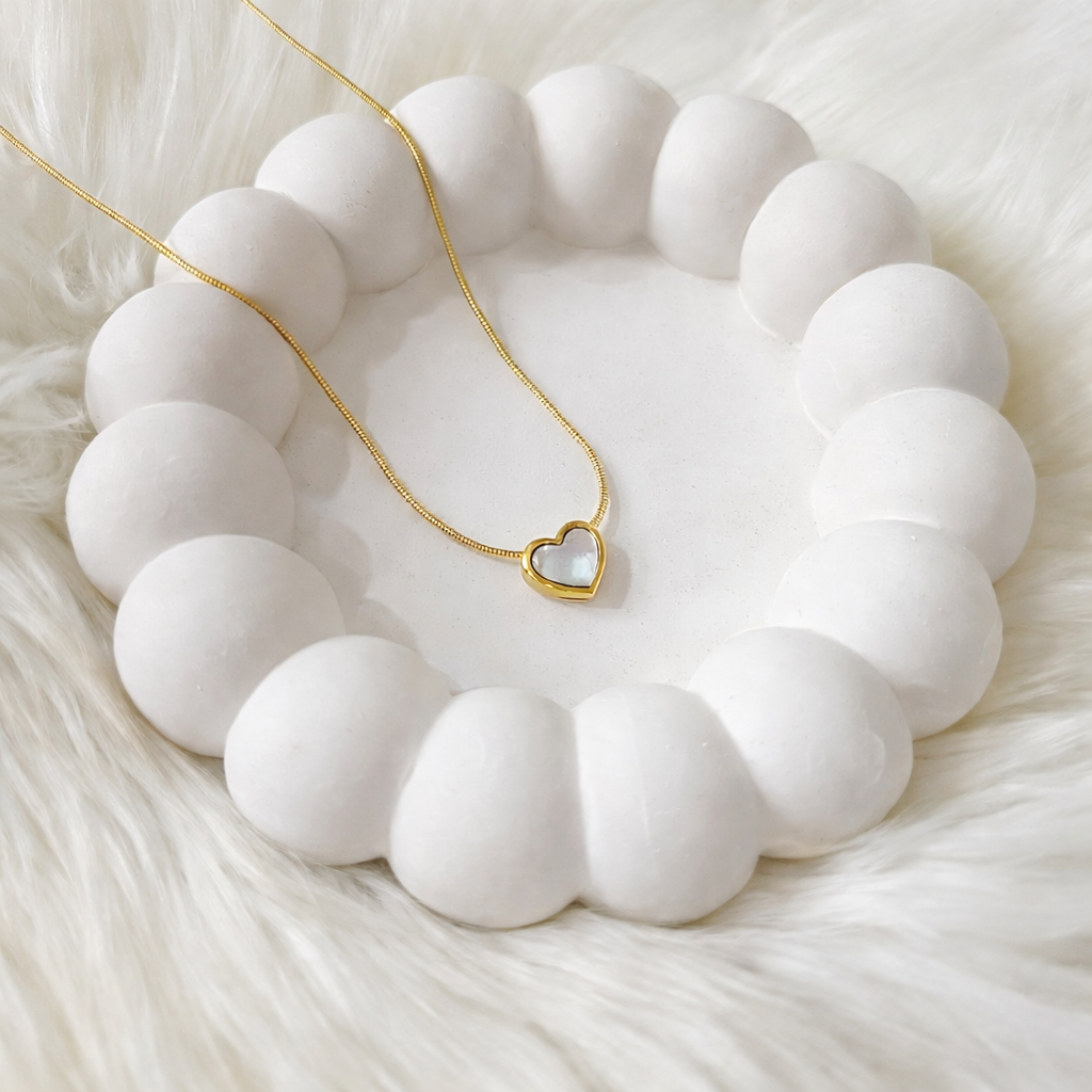 Ivory Love Heart Necklace