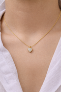Ivory Love Heart Necklace